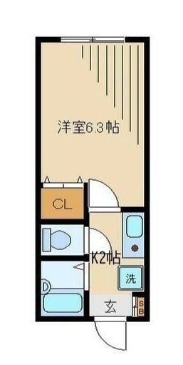 グリーンハイツの間取り|間取りです。