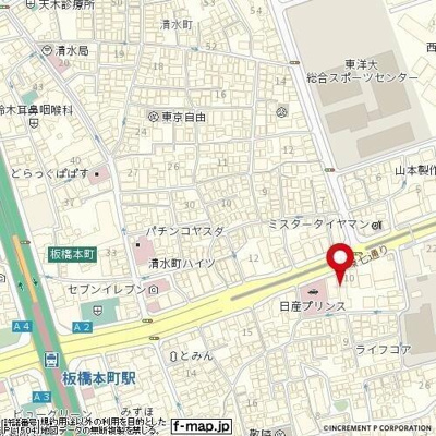 【地図】 | スパシエ　オリエンス　板橋本町