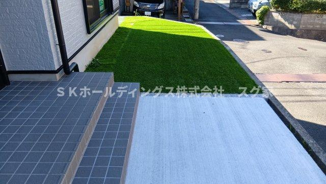 綾部市大島町中古住宅の庭