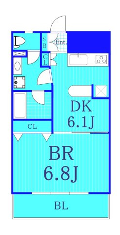 アールケープラザ新横浜Ⅱの間取り