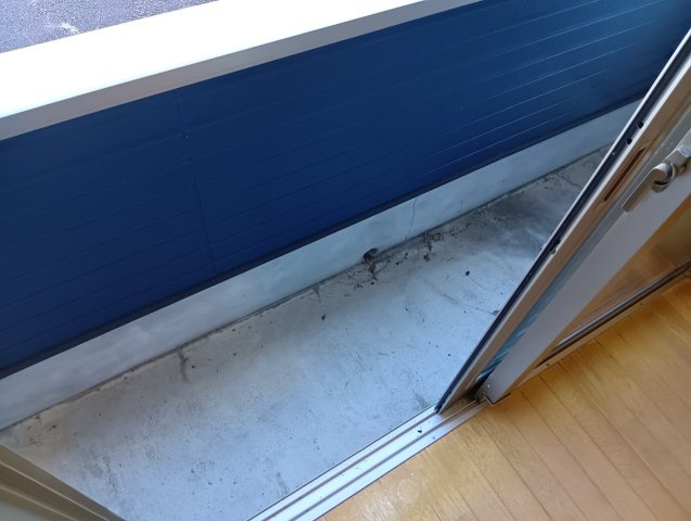 パセオ石原Aのバルコニー
