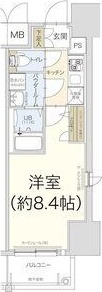 エスリード三宮旭通の間取り