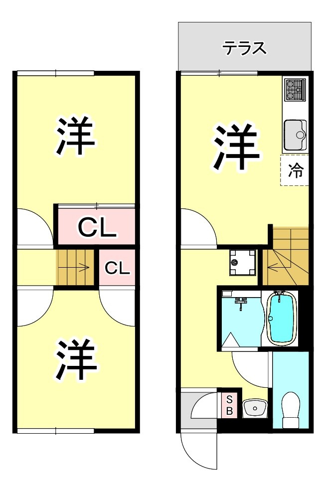 レオパレス広田の間取り