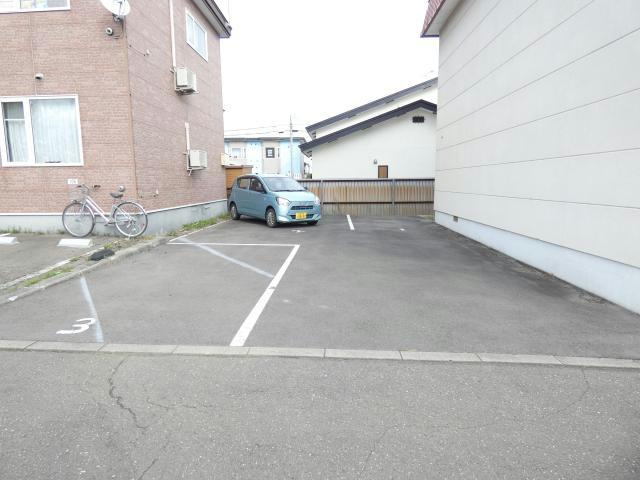 コーポ稲田の駐車場
