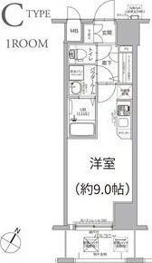 エスリード神戸海岸通の間取り
