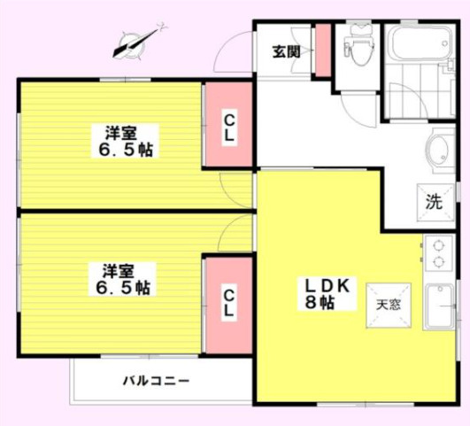 RYU弐番館の間取り