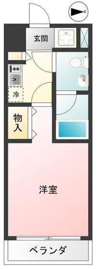 【間取り】 | アポー堀之内(アポーホリノウチ)