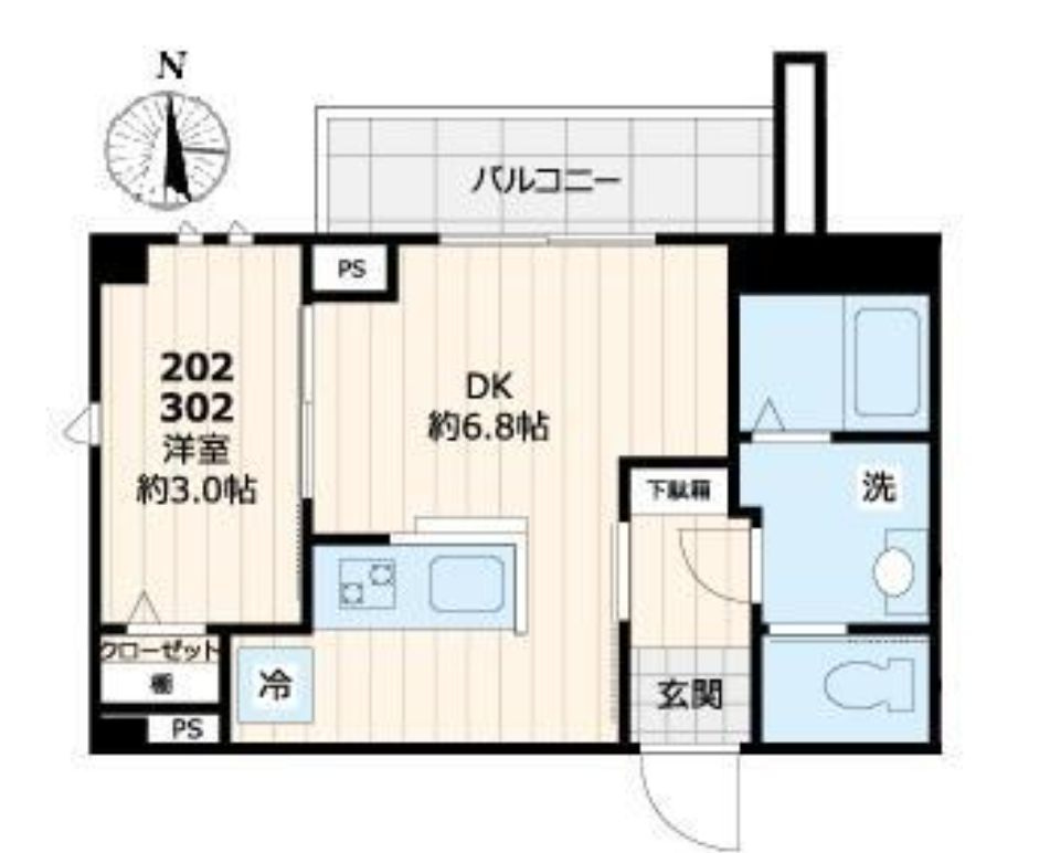ディアコート住吉の間取り