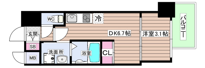 【間取り】 | (仮称)SE西天満４丁目PJ