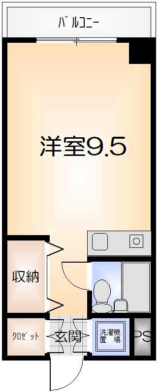 山清ハイツの間取り