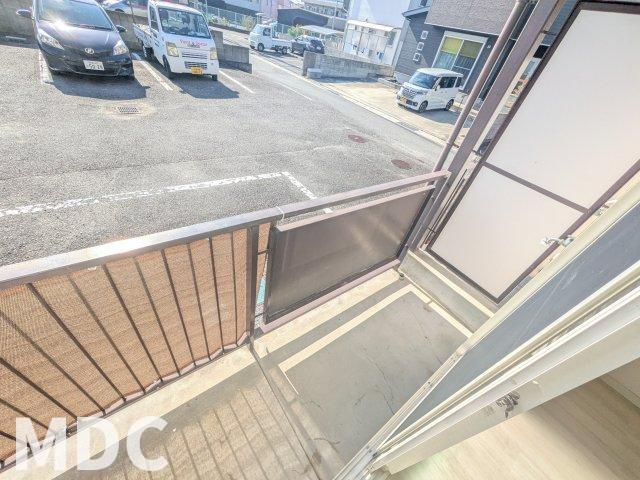 コーポ四番館アップルのバルコニー