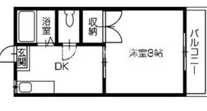 コーポ四番館アップルの間取り