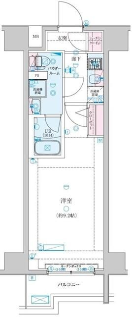 ジェノヴィア新子安の間取り