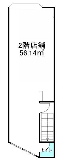 北浜東店舗の間取り
