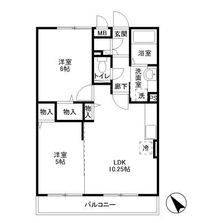 メゾンTKBの間取り