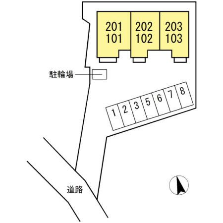 アーバンフォレストの区画図