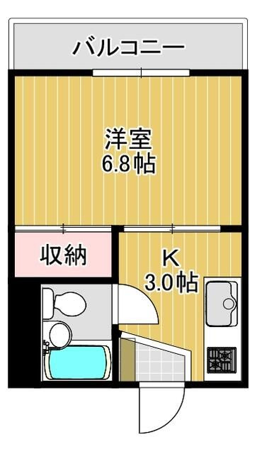 コーポミツフジの間取り