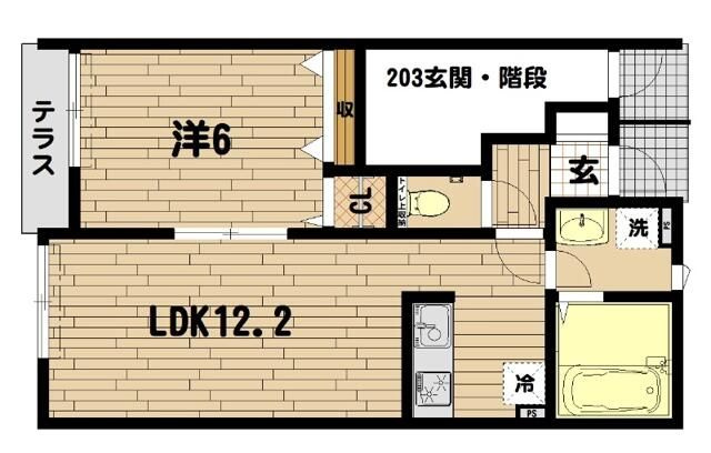サンウッド横濱浦島丘の間取り