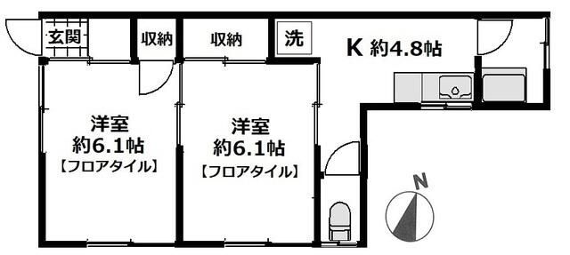 ミナト荘の間取り