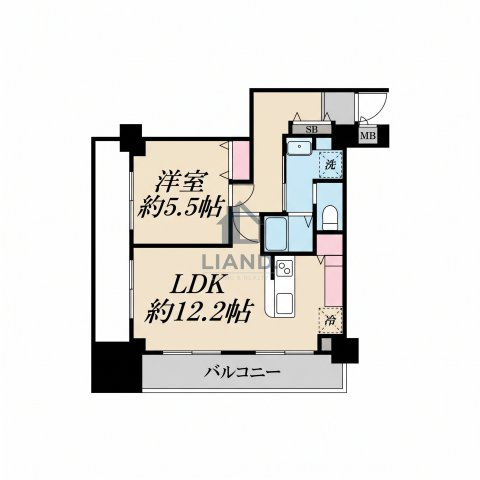 セレス駅南　東住吉小学校区の間取り|セレス駅南