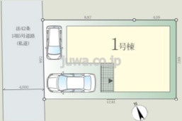 【新築分譲住宅】新座市野火止5期の区画図
