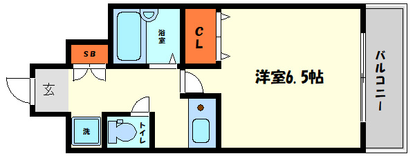 ピュアサクラ松屋町の間取り|ピュアサクラ松屋町　間取り