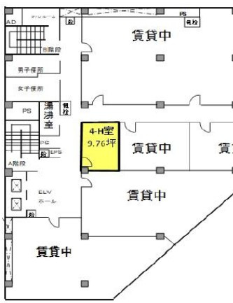 長堀プラザビルの間取り|長堀プラザビル　間取り
