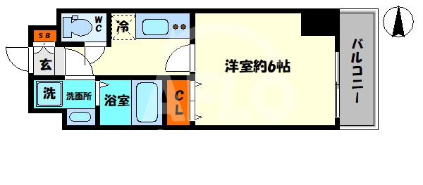 U-ro松屋町の間取り|U-ro松屋町　間取り