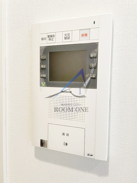 クレストタワー品川シーサイドのセキュリティ|モニター付インターホンです。
