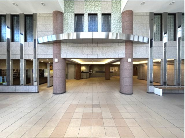 ディオフェルテイ学園都市　のエントランス
