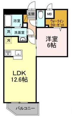 アーバンシャトー千葉中央の間取り