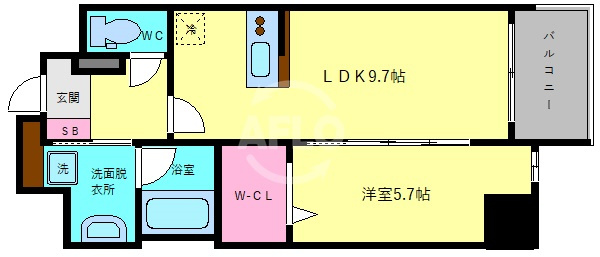 ドミツィール福の間取り|ドミツィール 福　間取り