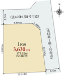 厚木市妻田東3丁目　売地　～建築条件付き～の画像