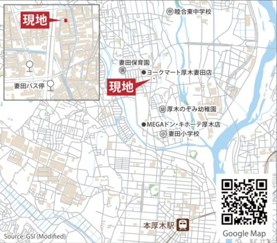 【地図】 | 厚木市妻田東3丁目　売地　～建築条件付き～ | お問い合わせお待ちしております♪
