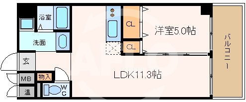 アルデールヒル内久宝寺の間取り|アルデールヒル内久宝寺　間取り