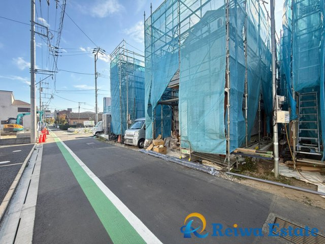 新築戸建　高座郡寒川町一之宮3丁目の前面道路含む現地写真
