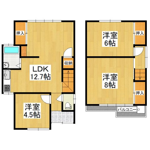 【間取り】 | 堺市東区関茶屋テラス