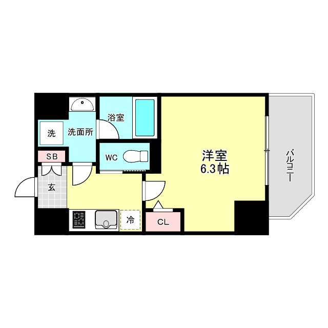 エスライズ西本町の間取り