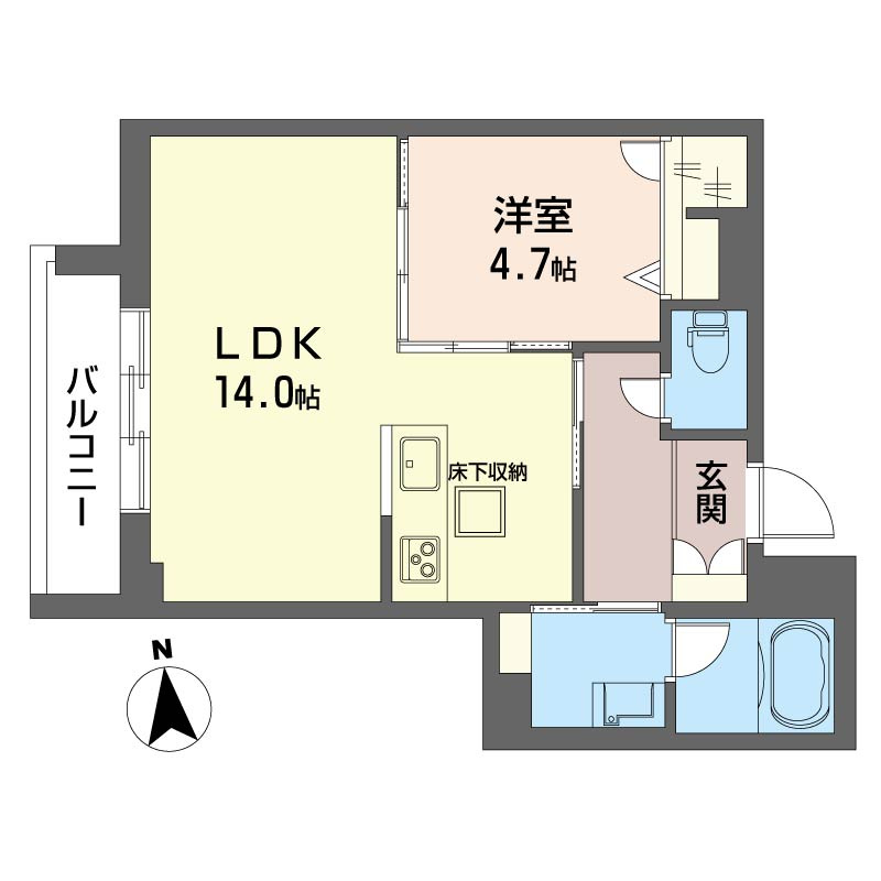 グリーンメゾン平井の間取り