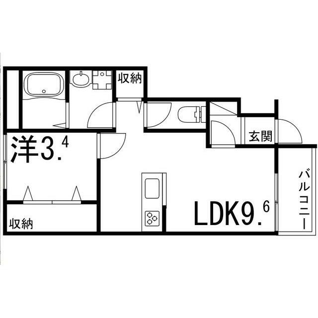 クリスタルハイツ土山の間取り