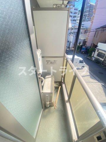 大阪市都島区都島本通２丁目の賃貸マンションのバルコニー