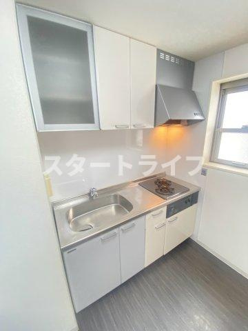 大阪市都島区都島本通２丁目の賃貸マンションのキッチン