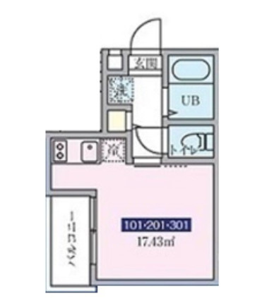 プレシャス鶴ヶ島の間取り