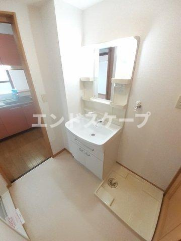 ヴィラ　アルビレオの洗面所|高崎、前橋のお部屋探しはエンドスケープまで！お客様の理想お聞かせ下さい♪