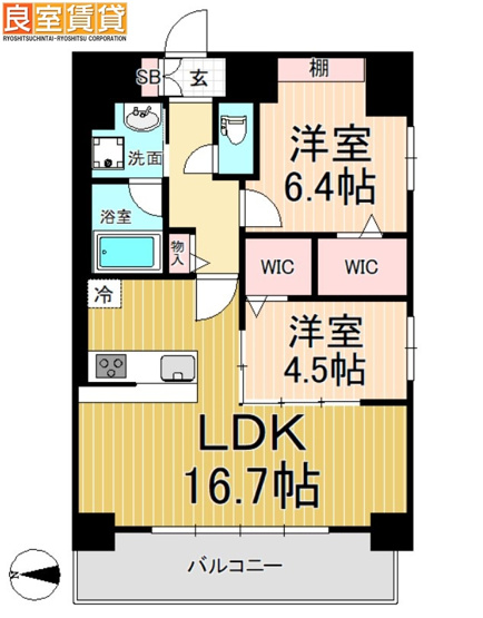 【間取り】 | パークゲート栄白川