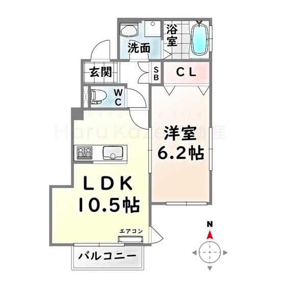 【間取り】 | Rilassare【名古屋市賃貸・防犯カメラ】