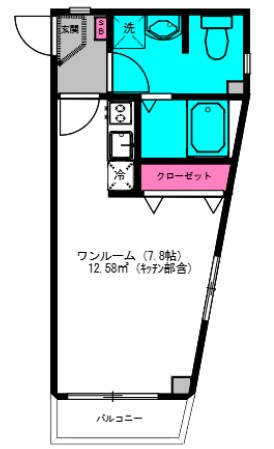Wise Next 北千住の間取り