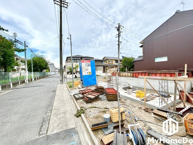 北区大杉町　3期　の前面道路含む現地写真