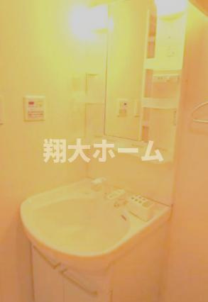 ライツェント石島の洗面所