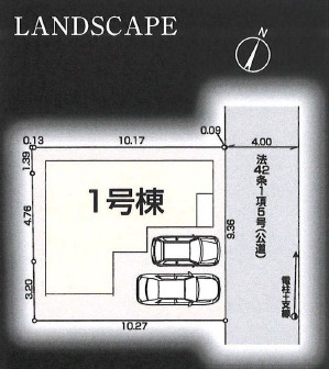 軽やかな日常に、笑顔が広がる週末。家族の時間を豊かに育む。の区画図|カースペース2台分